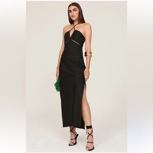 $1450 Marina Moscone Shipwrecked Cutaway Dress size 4